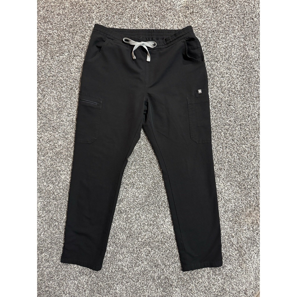 Figs Scrub Pants Technical Collection Womens Size Medium Black W21SW2011